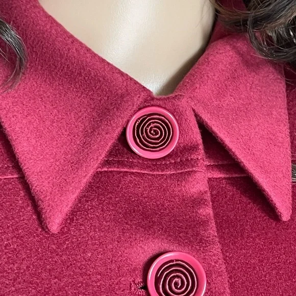 Giorgio Armani Jackets & Coats red blazer wool/ cashmere size EUR 38 (2) USA - Picture 10 of 16